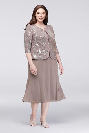 Alex Evenings Tea Length Dress